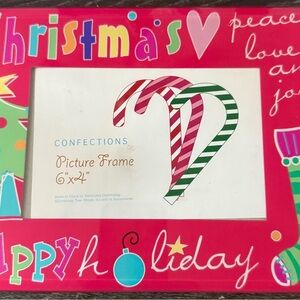 Red and Green Holiday Picture Frame